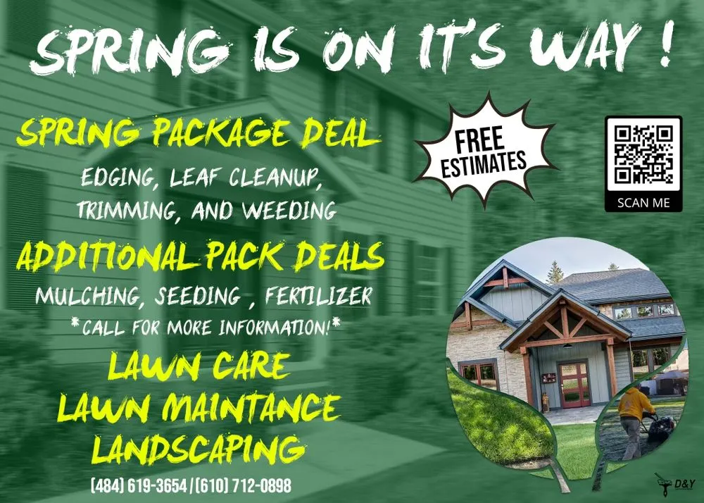 Local outdoor landscaping for homes in Allentown, PA by D&Y Landscaping & Painting