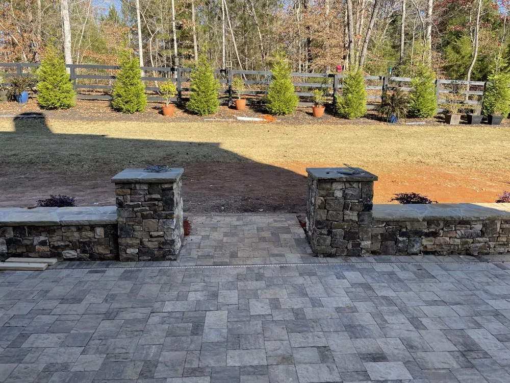 Custom garden landscaping in Buford, GA - Dyer Landscaping