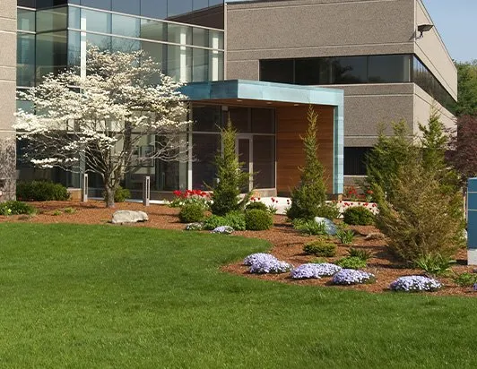 Professional outdoor landscaping in Grand Haven, MI by Dykstra Landscape Management