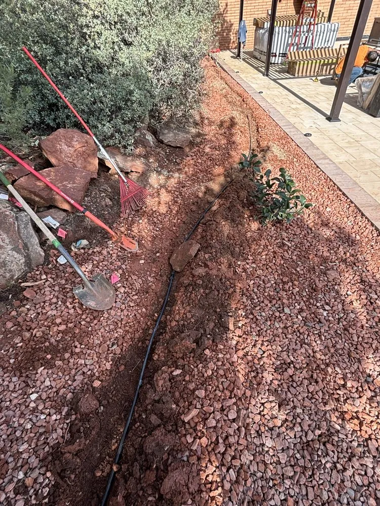 Custom garden landscaping in Sedona, AZ by Dyland’s Landscaping