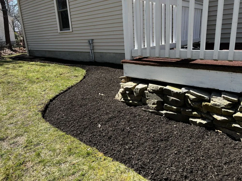 Professional yard maintenance for residential properties across North Oxford, MA - Dylan’s Landscaping & Gutters