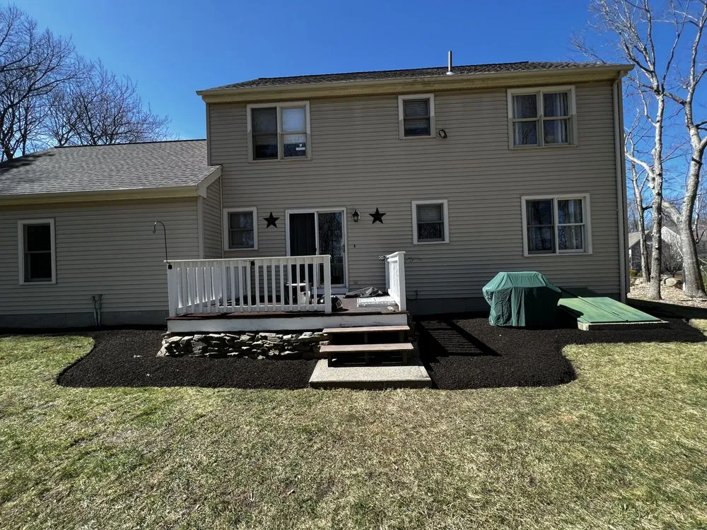 Professional yard cleanup service for year-round maintenance across North Oxford, MA - Dylan’s Landscaping & Gutters