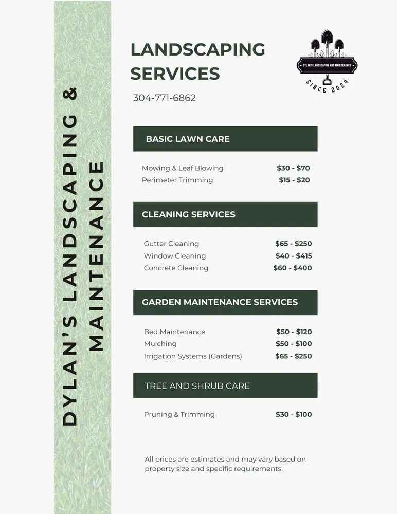Expert outdoor landscaping in Paden City, WV by Dylan‘s Landscaping and Maintenance