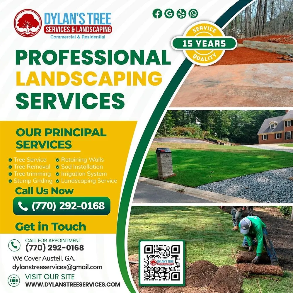 Trusted outdoor landscaping in Austell, GA - Dylan's Tree Services & Landscaping