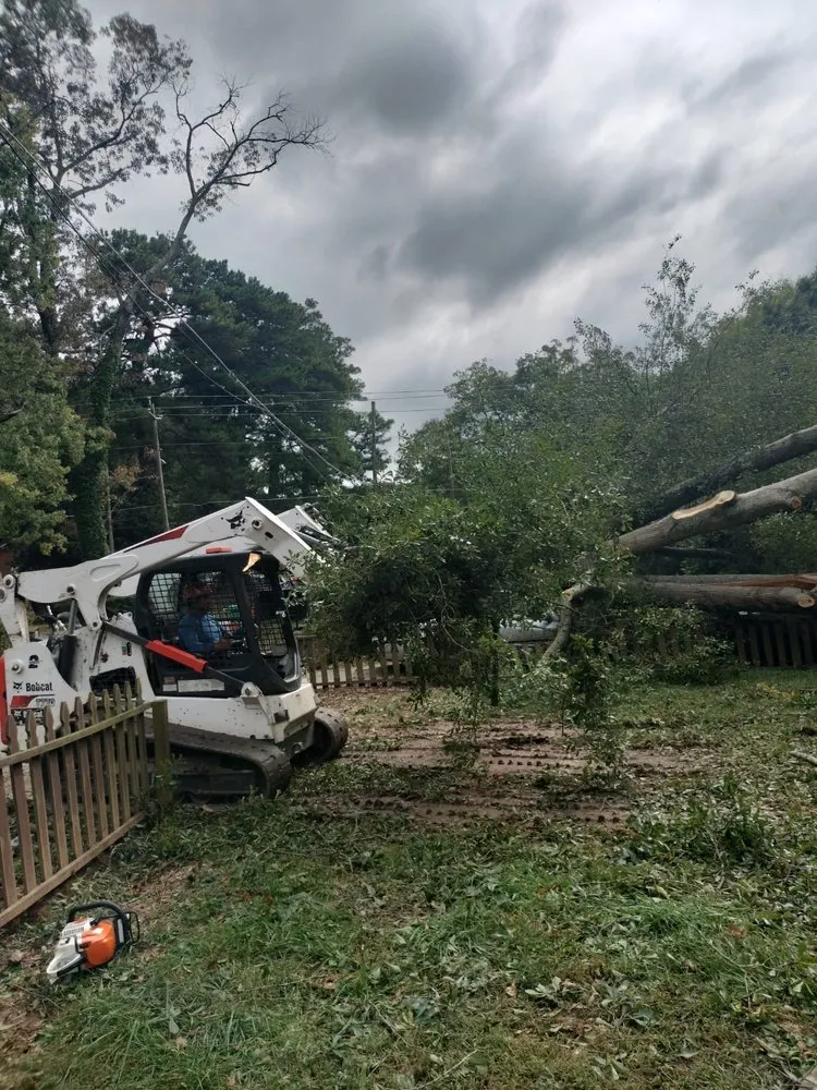 Custom garden landscaping for homes in Austell, GA by Dylan's Tree Services & Landscaping