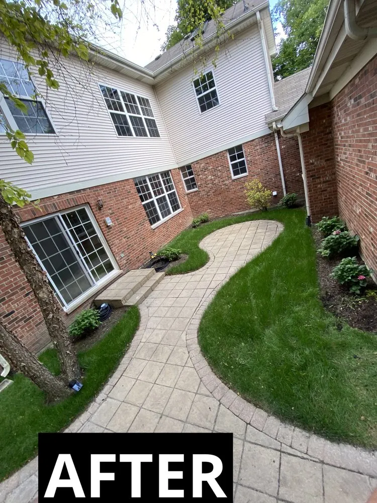 Professional garden landscaping with custom design in South Elgin, IL by Dynamic Landscape Design