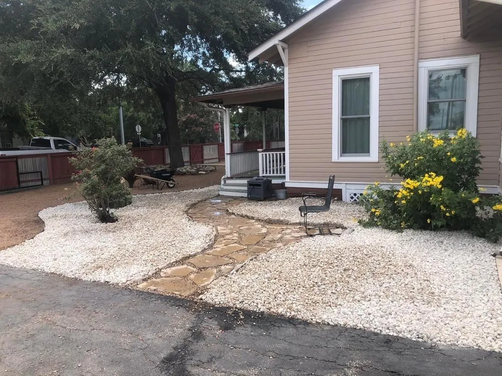 Professional yard cleanup service for outdoor upgrades in San Antonio, TX by Dynamic Landscaping and Junk Hauling