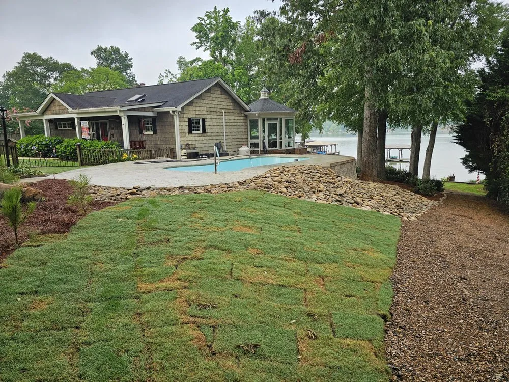 Professional residential landscaping for outdoor upgrades in Pauline, SC by Dynasty Earth Workers