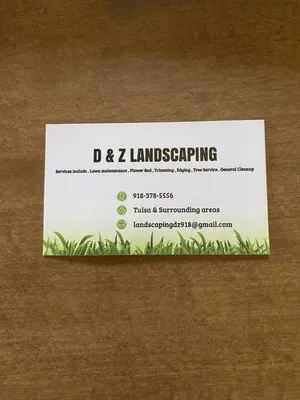 D&Z Landscaping Logo