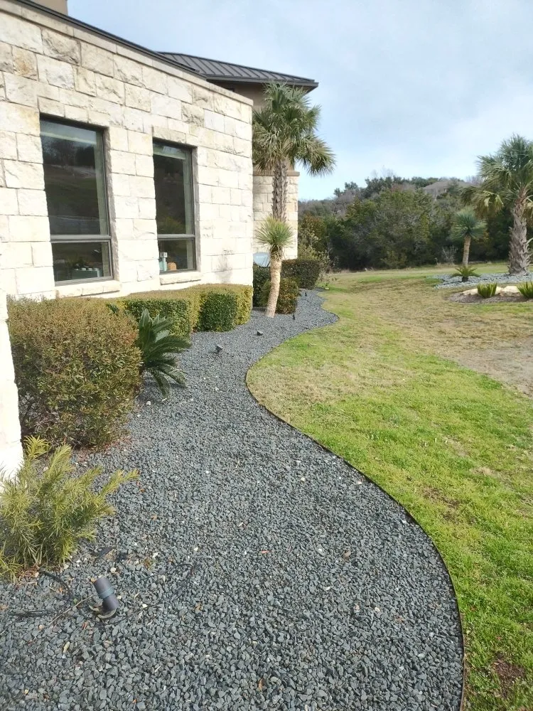 Affordable landscape design for residential properties in Austin, TX by E & B Landscaping And Tree Service
