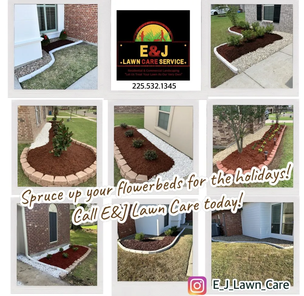 Professional yard maintenance for outdoor upgrades across Addis, LA - E & J Lawn Care Service
