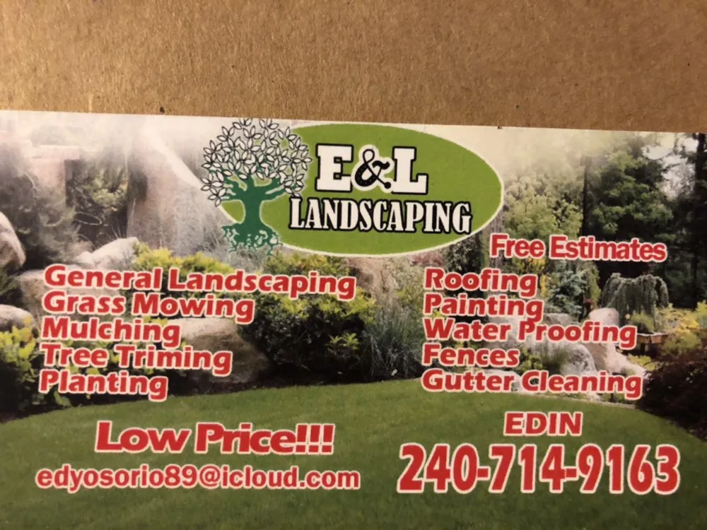 Reliable residential landscaping for residential properties in Landover Hills, MD by E & L Landscaping