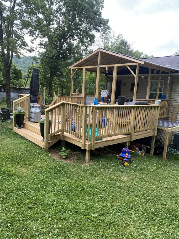 Expert landscaping services for homes in Crittenden, KY by E & M Construction