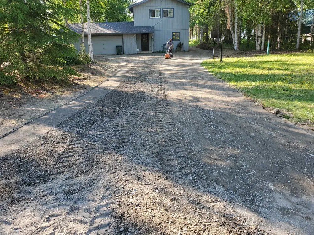 Custom yard cleanup service in Palmer, AK by E & M Dirtworks