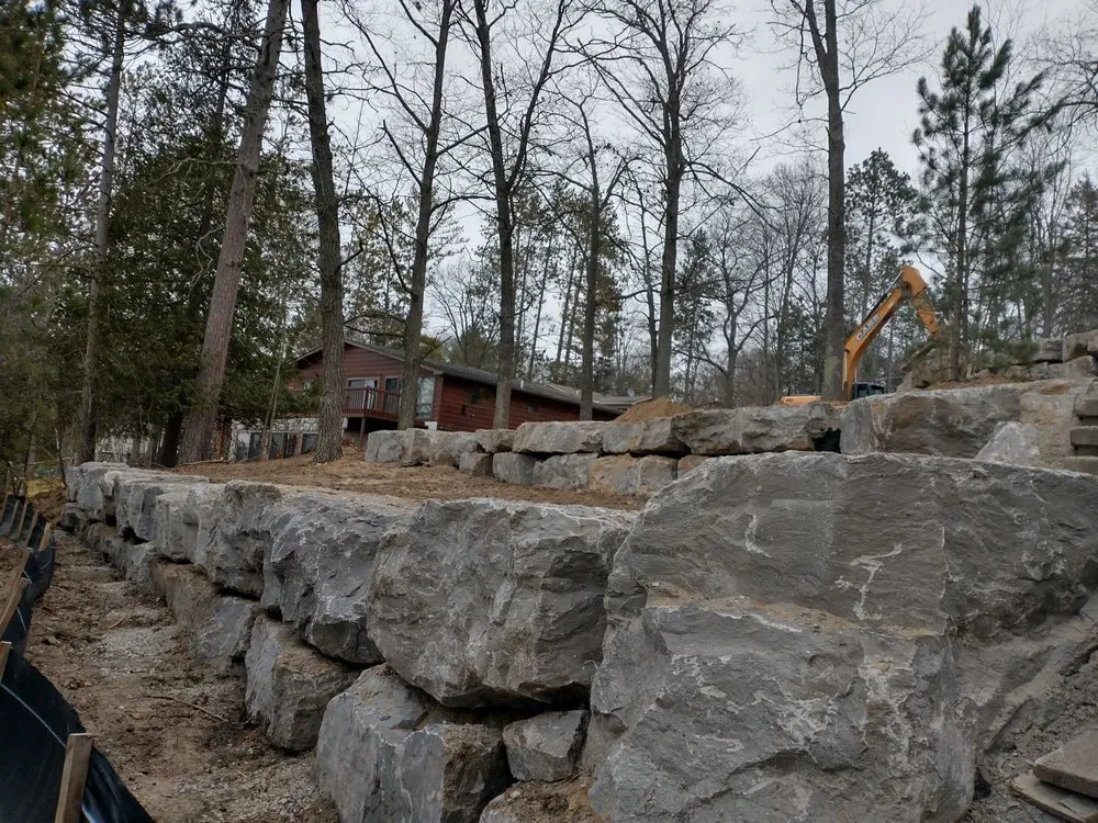 Local outdoor landscaping for year-round maintenance across Hillman, MI - E & M Property Improvements
