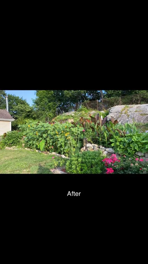 Custom landscape design in New London, CT by E & R International Design Landscaping