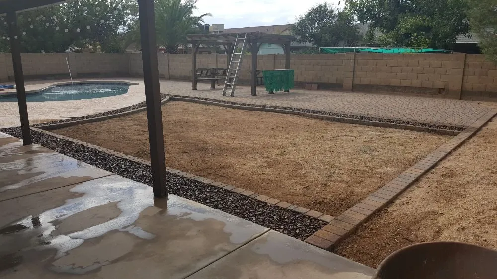 Expert yard cleanup service for year-round maintenance in Peoria, AZ by E & S Landscaping Services
