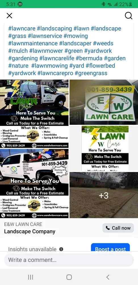 Trusted landscape installation near you across Memphis, TN - E & W Lawncare