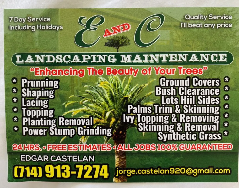 Custom outdoor landscaping in Laguna Niguel, CA by E and C Landscaping Maintenance