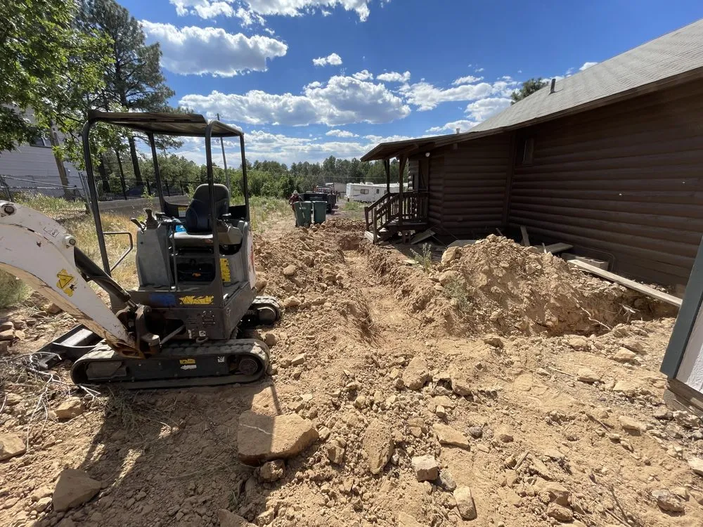 Local garden landscaping for residential properties in Pinetop-Lakeside, AZ by E C Landscape & Excavation