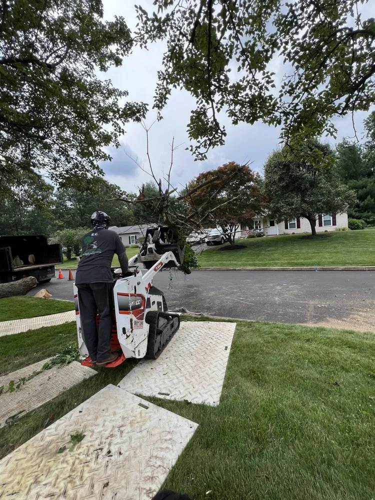 Top-rated lawn mowing service for homes across Perkasie, PA - E C Tree Service & Landscaping