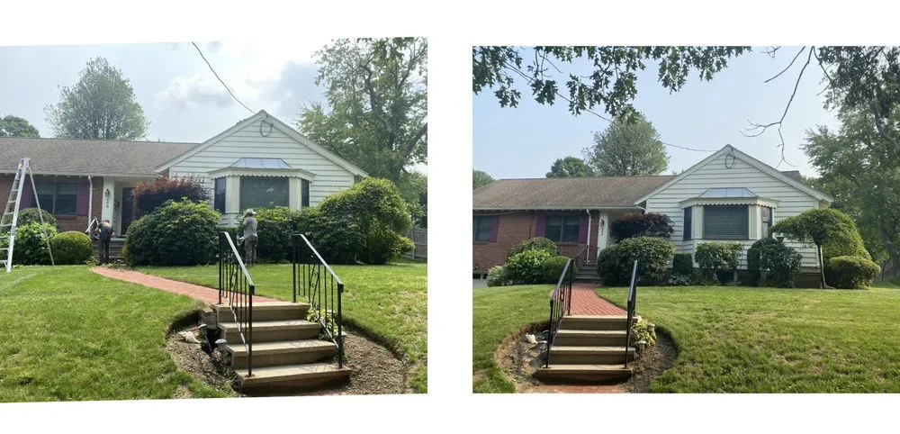 Professional lawn mowing service with custom design in Waltham, MA by E. Carias Landscaping & Construction