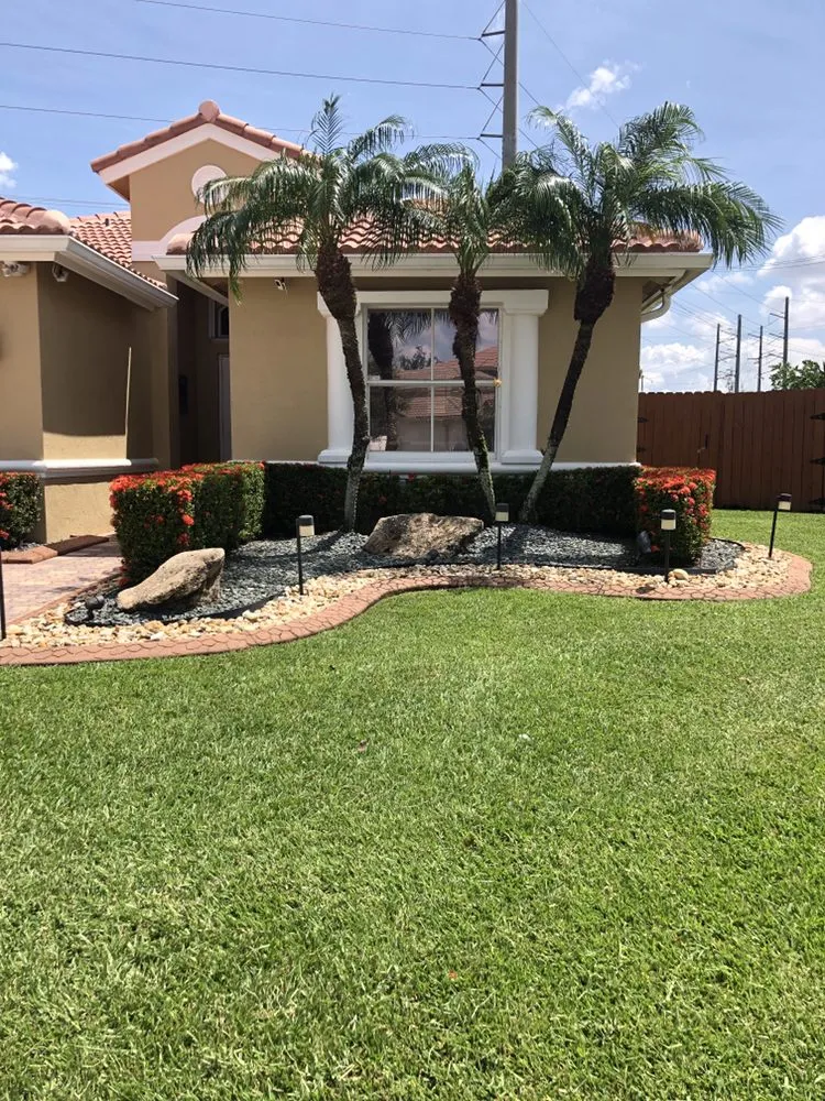 Local landscape installation experts serving Hialeah, FL - E Flores Landscaping