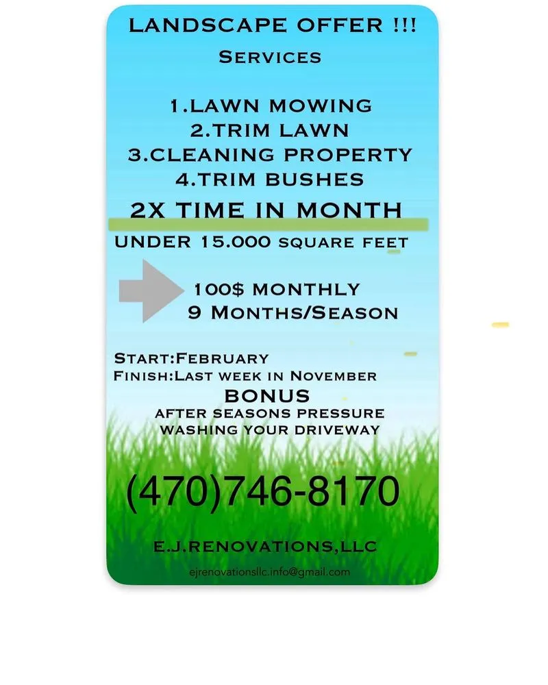 Trusted landscaping services in Suwanee, GA - E J Renovations