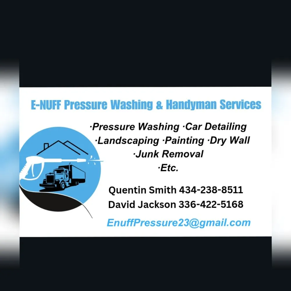 Affordable outdoor landscaping with custom design in Kernersville, NC by E-Nuff Pressure Washing and Handyman Services