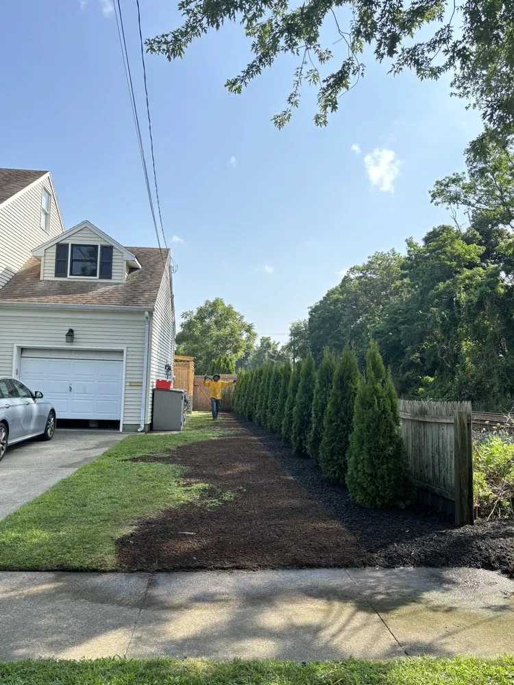 Professional outdoor landscaping for homes in Neptune City, NJ by E Sanchez Landscaping