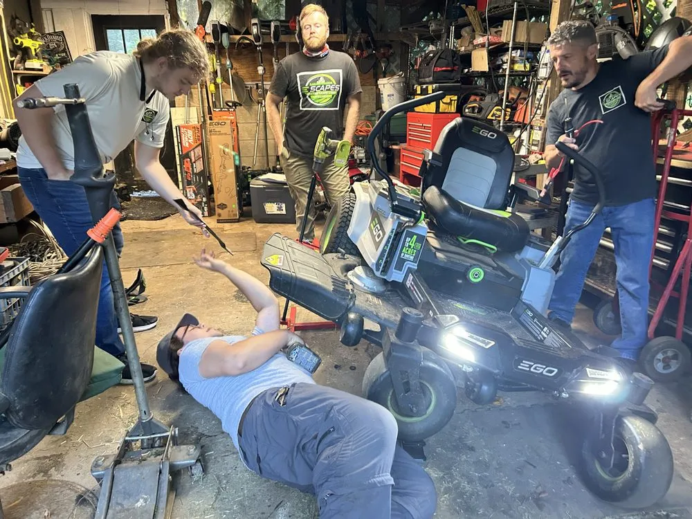 Expert landscape installation for residential properties in Acworth, GA by E-Scapes Electric Lawn Care