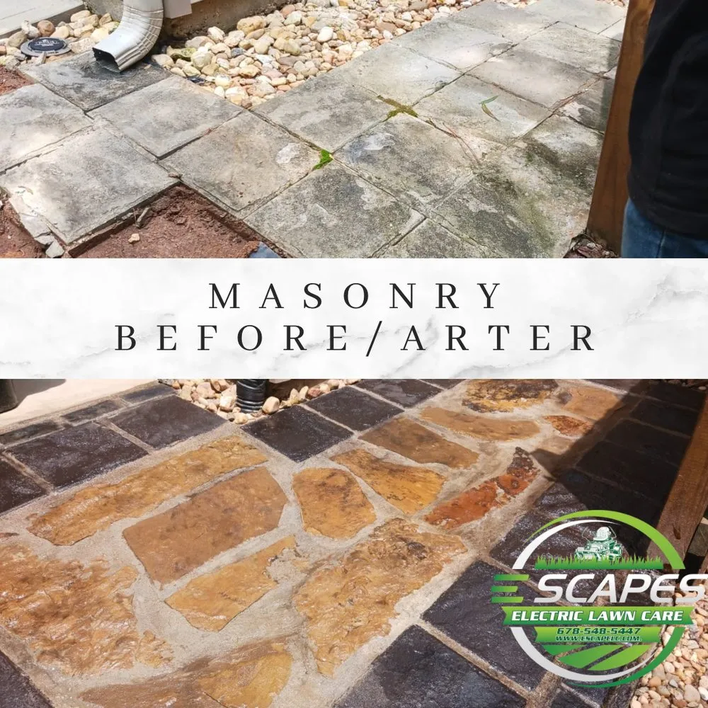 Professional garden landscaping experts serving Acworth, GA - E-Scapes Electric Lawn Care