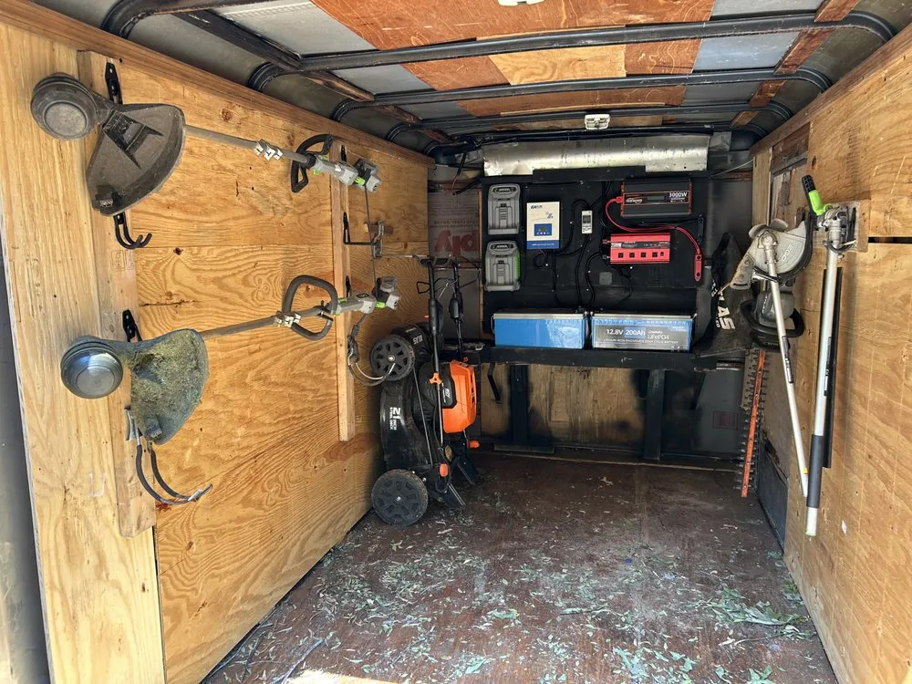 Professional lawn care service for beautiful yards in Acworth, GA by E-Scapes Electric Lawn Care