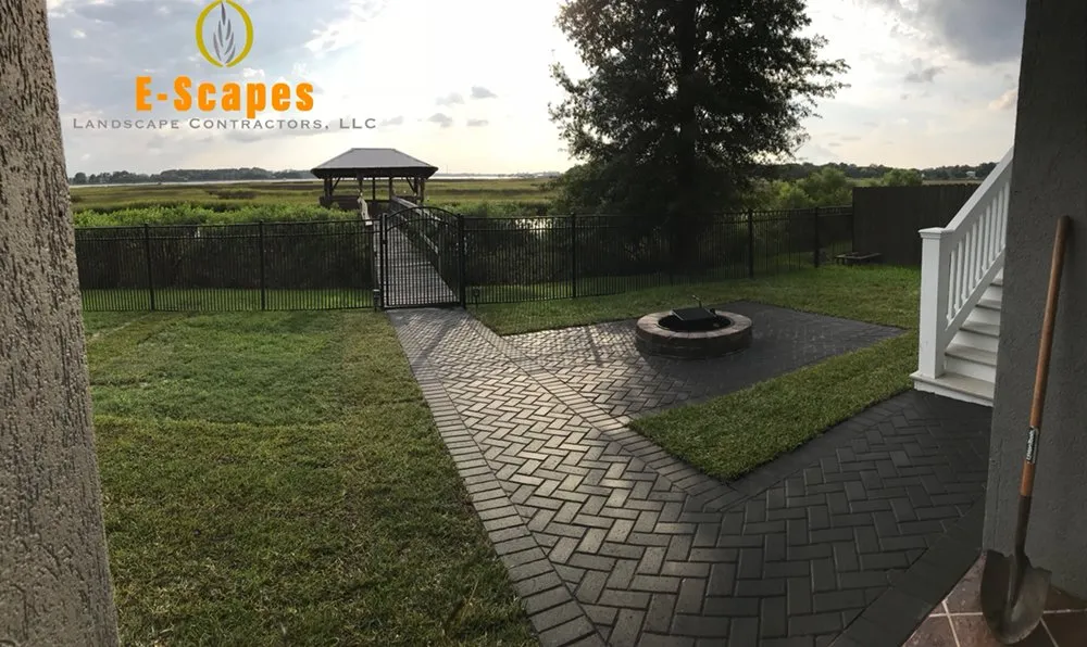 Custom lawn mowing service for year-round maintenance in Summerville, SC by E-Scapes Landscape Contractors