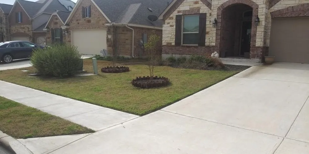 Local landscape installation for homes in Austin, TX by E. Wilson's Landscaping