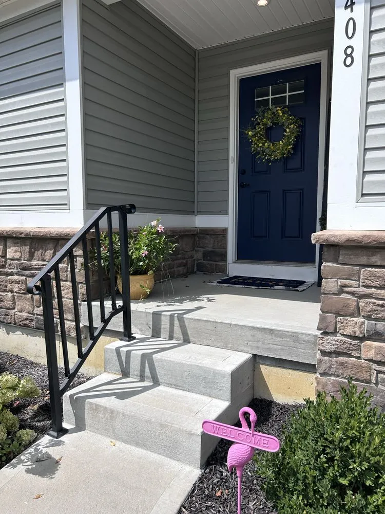 Professional landscape installation with custom design in Milford, OH by E Z Mowing & Landscaping