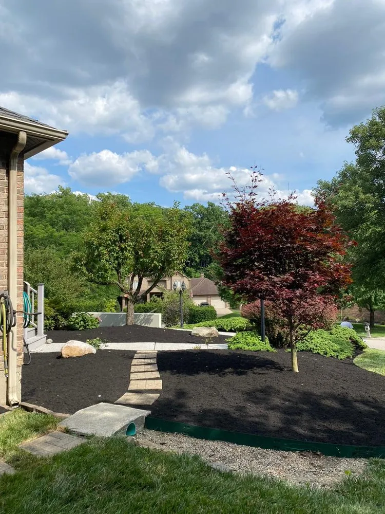 Professional residential landscaping in Hamilton, OH by EA Ideal Solutions