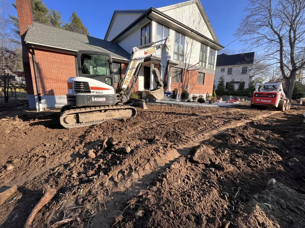 Reliable lawn care service with custom design in Lynn, MA by EAC Masonry and landscaping