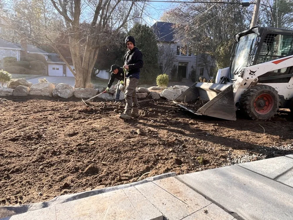 Custom outdoor landscaping for homes across Lynn, MA - EAC Masonry and landscaping