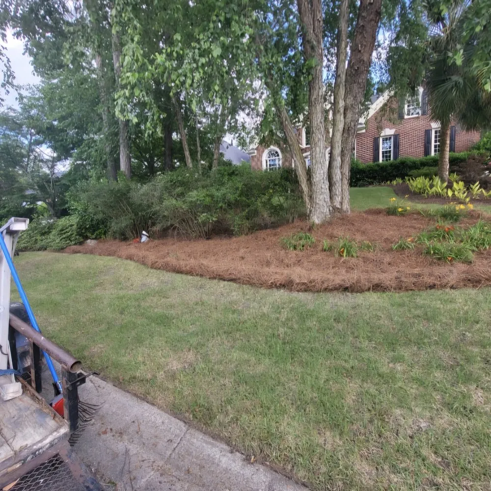 Professional landscape installation in Wagener, SC by Eagerton's Lawn Care