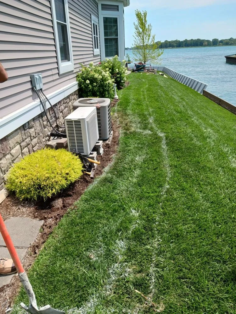 Reliable landscape installation in Marine City, MI by Eagle Eye Concrete and construction