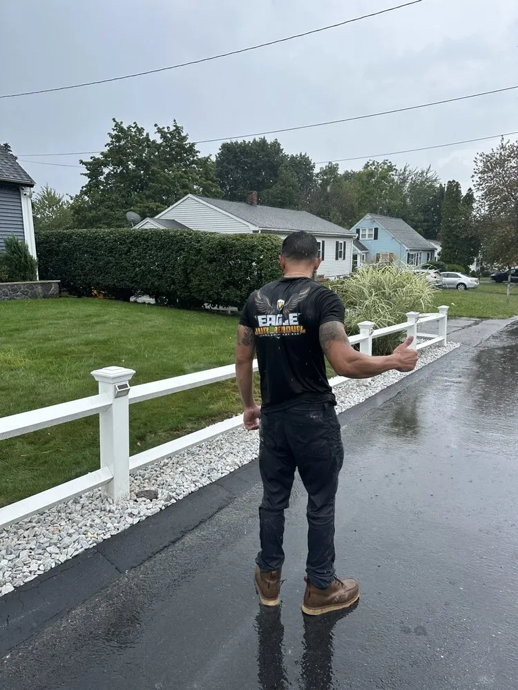 Trusted yard cleanup service experts serving Lowell, MA - Eagle Junk Removal