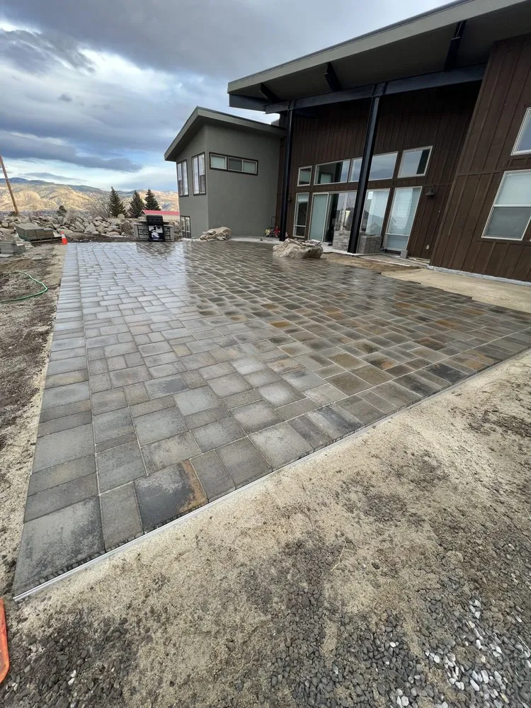 Custom landscape installation for residential properties in Carson City, NV by Eagle Landscaping