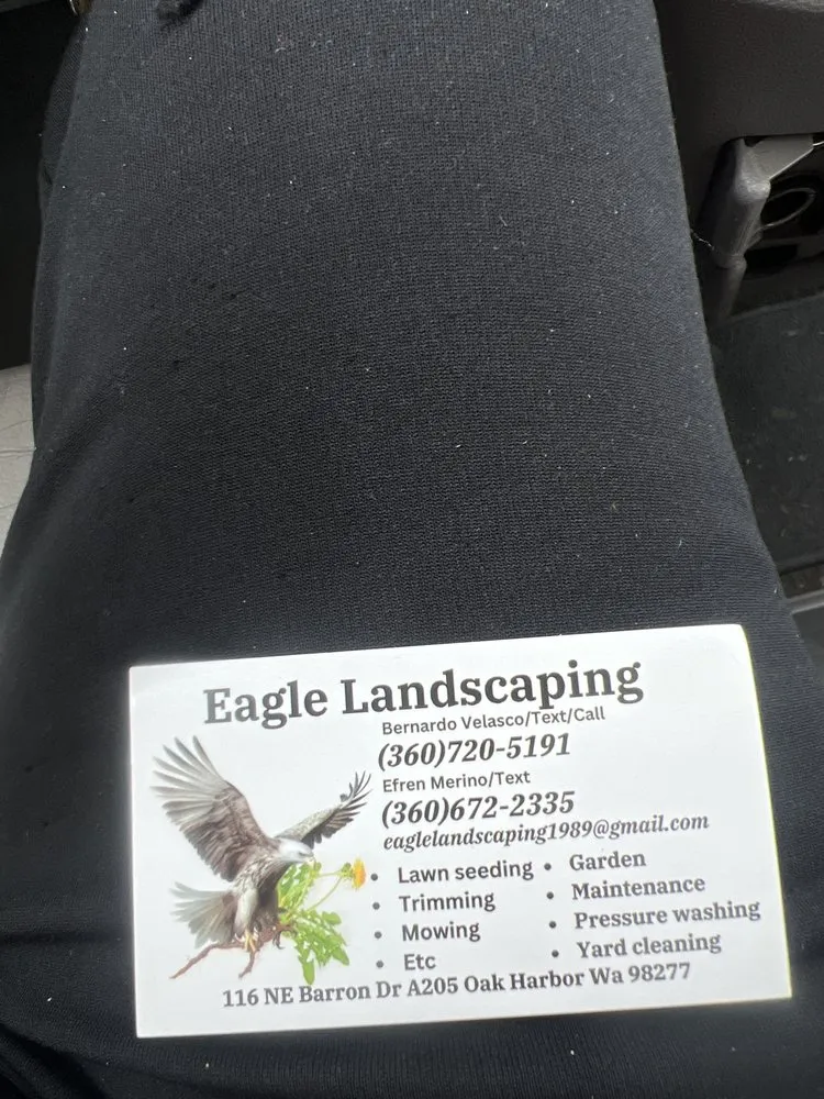 Local lawn mowing service for year-round maintenance across Oak Harbor, WA - Eagle Landscaping