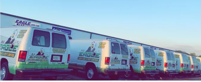 Professional landscape installation with custom design in Largo, FL by Eagle Lawn Care and Pest Control