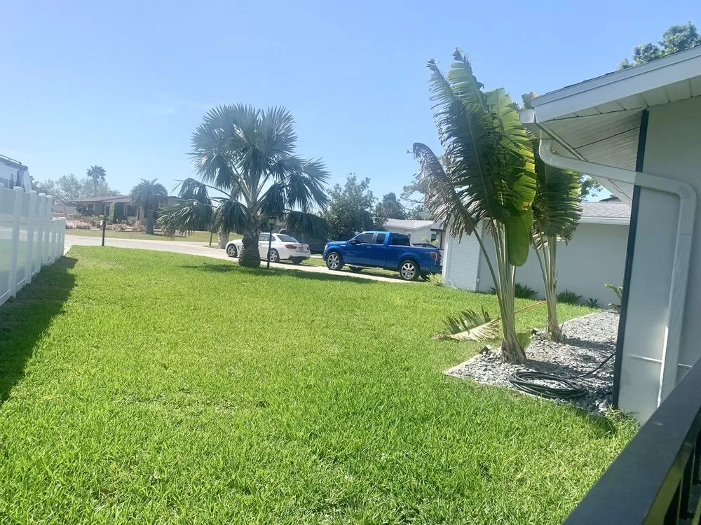 Custom residential landscaping for homes in Largo, FL by Eagle Lawn Care and Pest Control