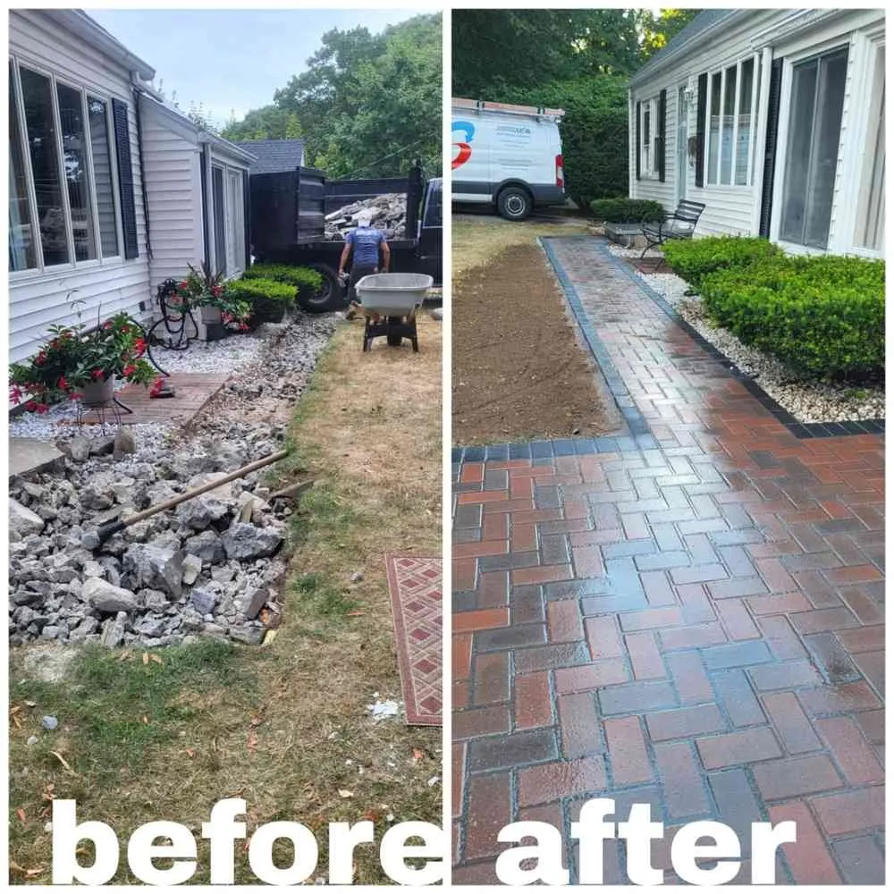 Top-rated residential landscaping with custom design in Lynn, MA by Eagle Pro Landscape & Construction