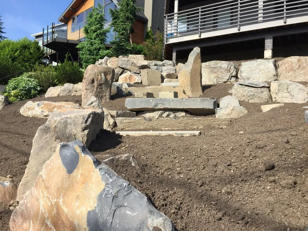 Local residential landscaping in Seattle, WA by Eagle Rock Construction