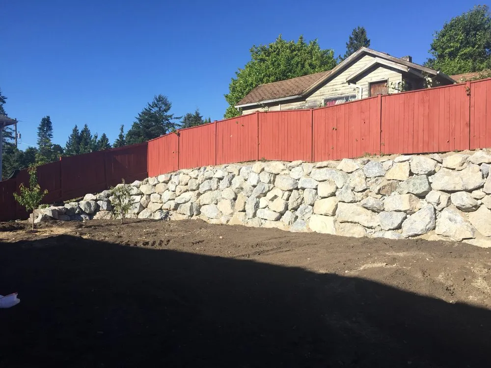 Custom landscape installation in Seattle, WA - Eagle Rock Construction