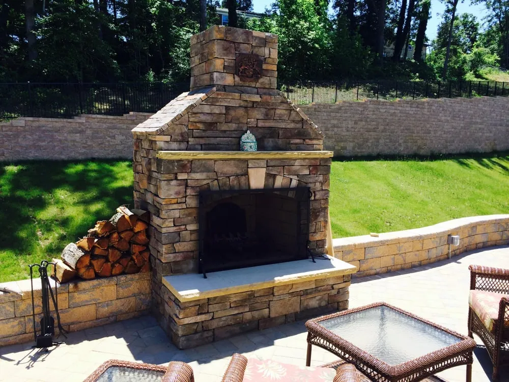 Custom garden landscaping for year-round maintenance in Stafford, VA by Eagles Hardscape